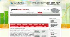 Desktop Screenshot of portalkutnahora.cz